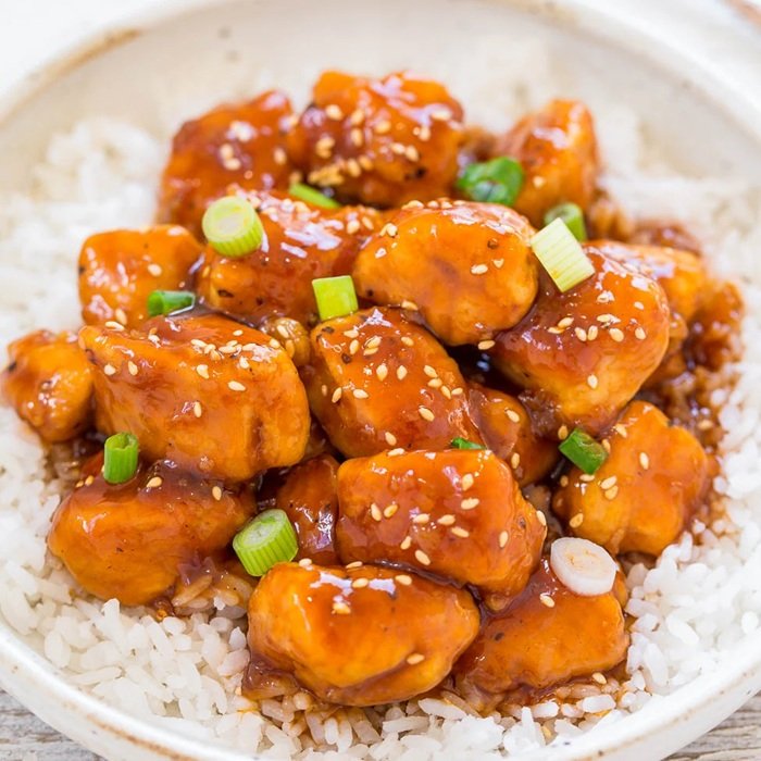 Chicken Manchurian With Rice